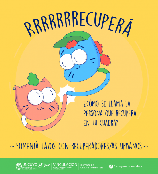 imagen Erreizate: la campaña comunicacional de la UNCUYO para fomentar hábitos amigables con el ambiente