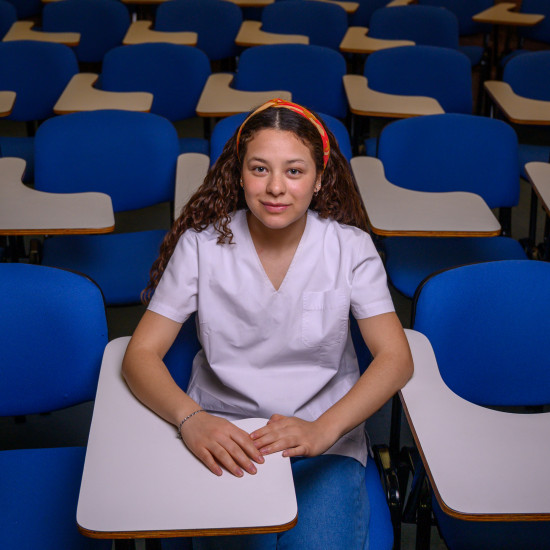 imagen Michelle Piedras, estudiante de terapia del lenguaje