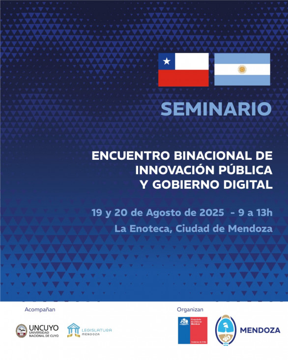 imagen La UNCUYO participará del Encuentro Binacional de Innovación Pública y Gobierno Digital