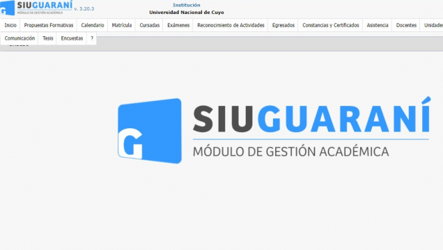 imagen Nuevo SIU-Guaraní para la Comunidad de Posgrado en la UNCuyo