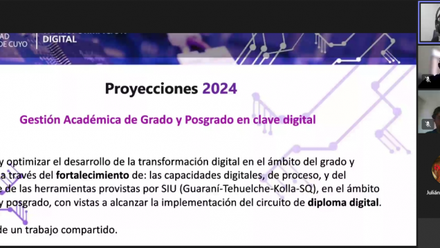 imagen Se realizó en su versión virtual, la continuación de la I Jornada de Transformación Digital 