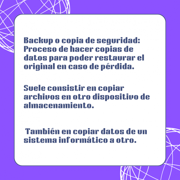 imagen Backup: Cómo evitar pérdida de datos cuando se conoce cómo hacerlo