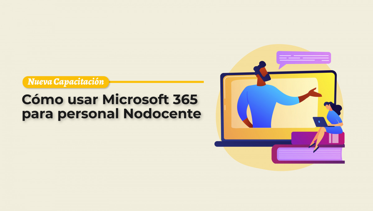 imagen Cómo usar Microsoft 365, nueva edición de la capacitación para personal Nodocente