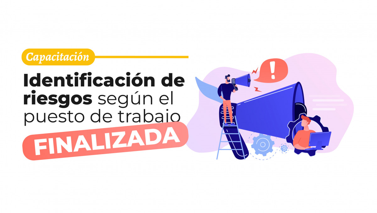 imagen Capacitación: Identificación de riesgos según el puesto de trabajo