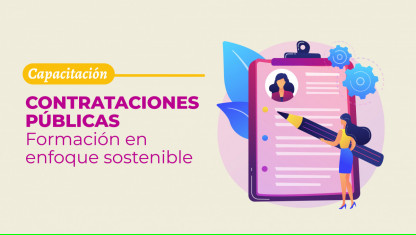 imagen Capacitación: Contrataciones públicas, formación en enfoque sostenible