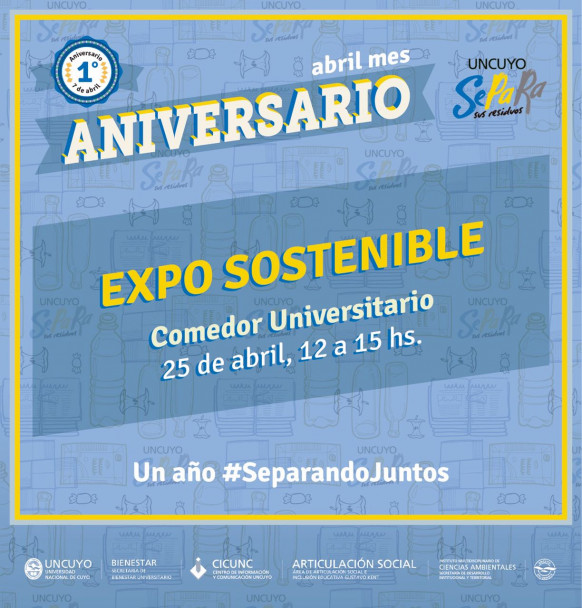 imagen Actividades por el primer aniversario de UNCUYO Separa Sus Residuos