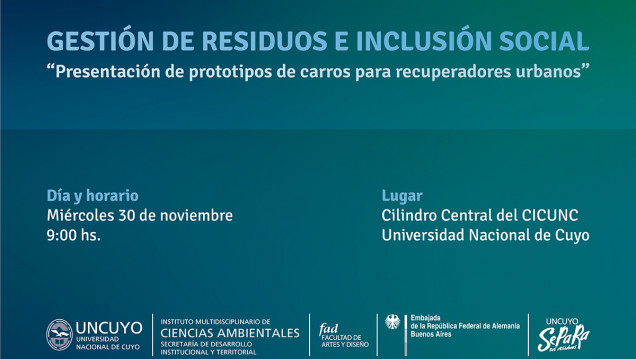 imagen Se presentarán los prototipos de carritos para recuperadores urbanos 