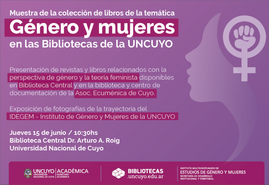 imagen Inauguran muestra bibliográfica relacionada a la perspectiva de género