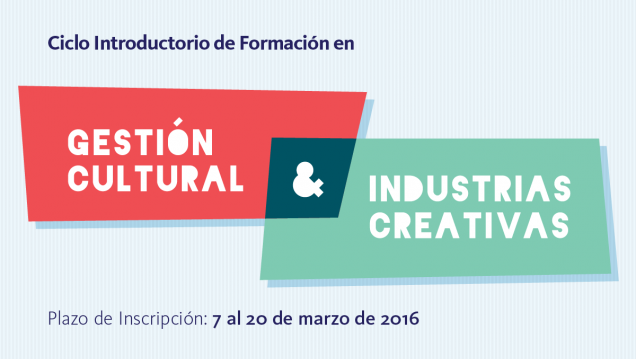 imagen Cerró la inscripción al Curso Introductorio sobre Industrias Creativas