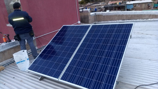 imagen Energía solar para el S.U.M. del Barrio Congreso y Progreso en Guaymallén
